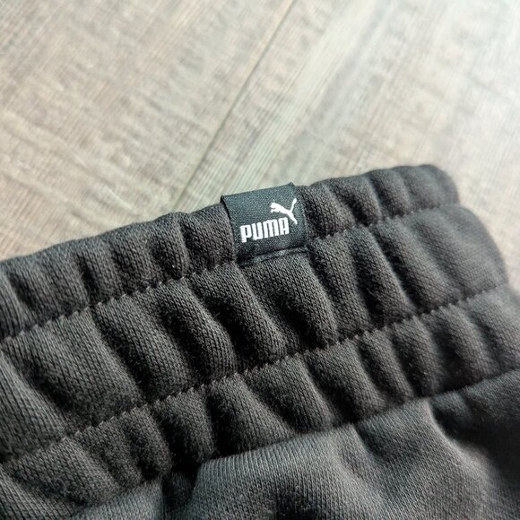 NWT Puma Men's Athletic Essentials Logo Regular Cotton Sweatpants in Black XXL - Picture 7 of 11
